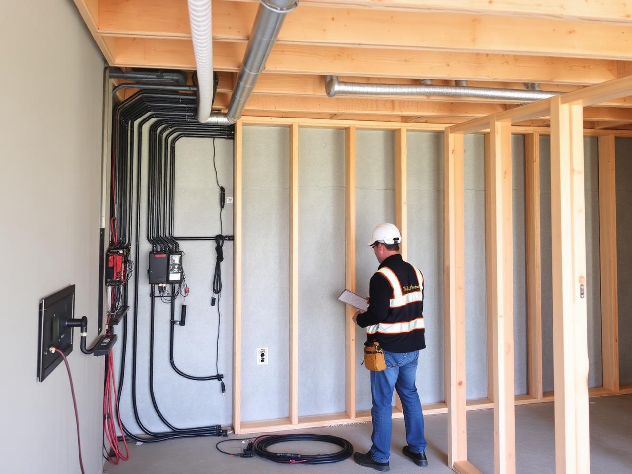 Tenant improvement electrical rough-in